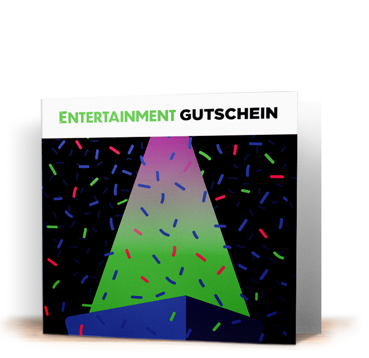 Slider für Entertainment-Gutschein-Karten freigestellt.